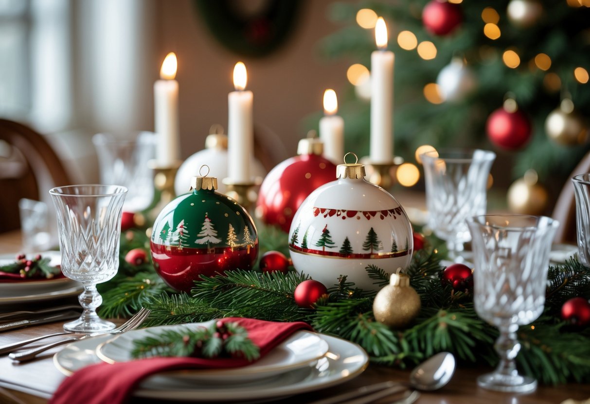 Sådan skaber du den perfekte juleborddækning med keramiske juletræskugler